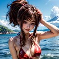 新しい水着どうかな？ 2枚目