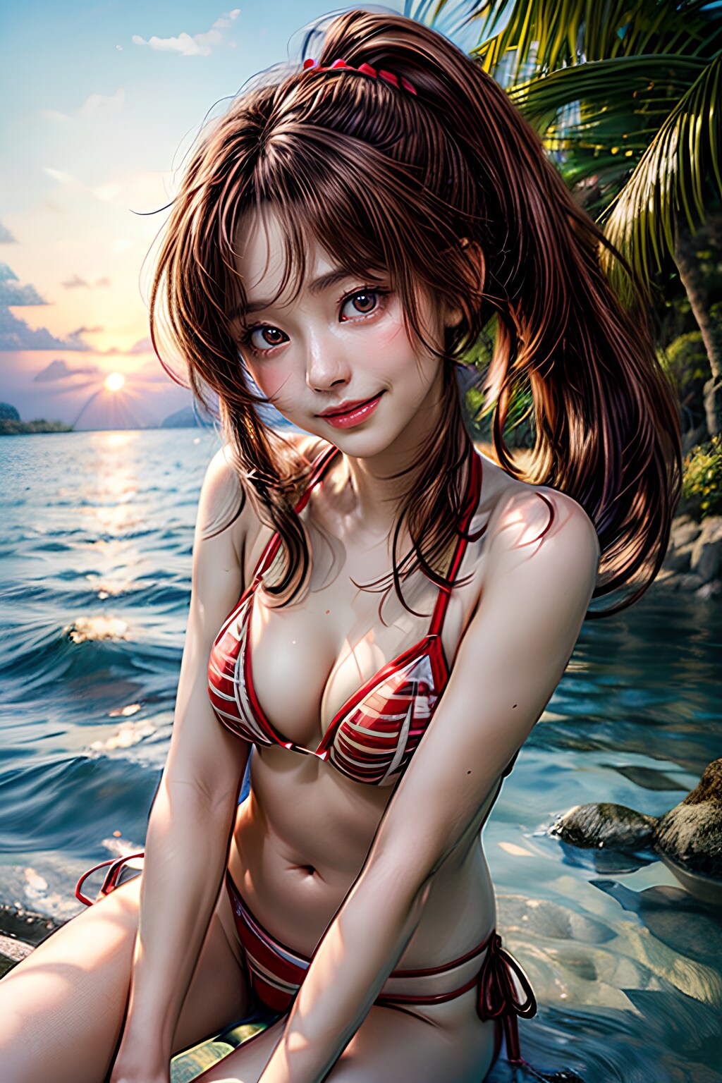 新しい水着どうかな？
