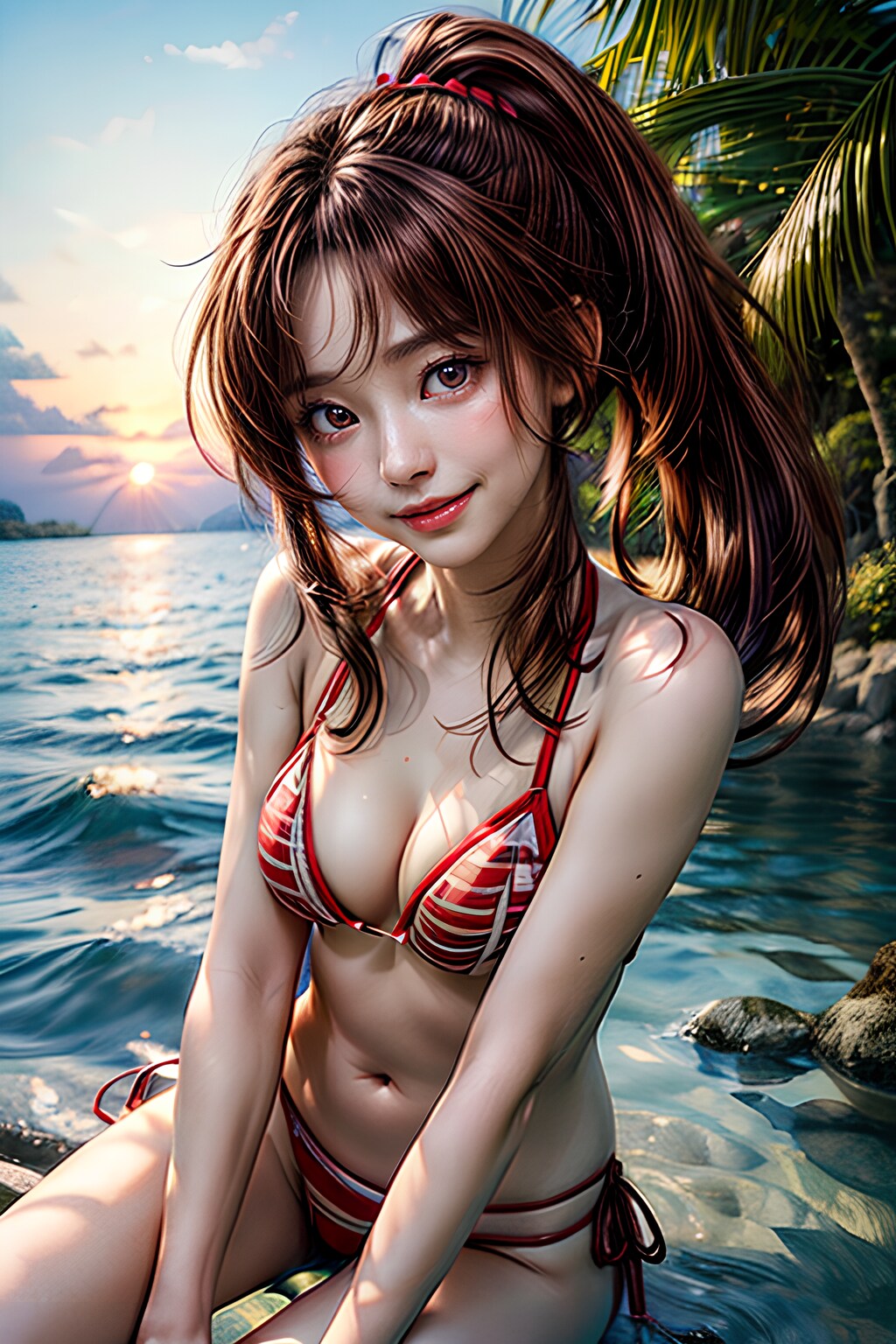 新しい水着どうかな？