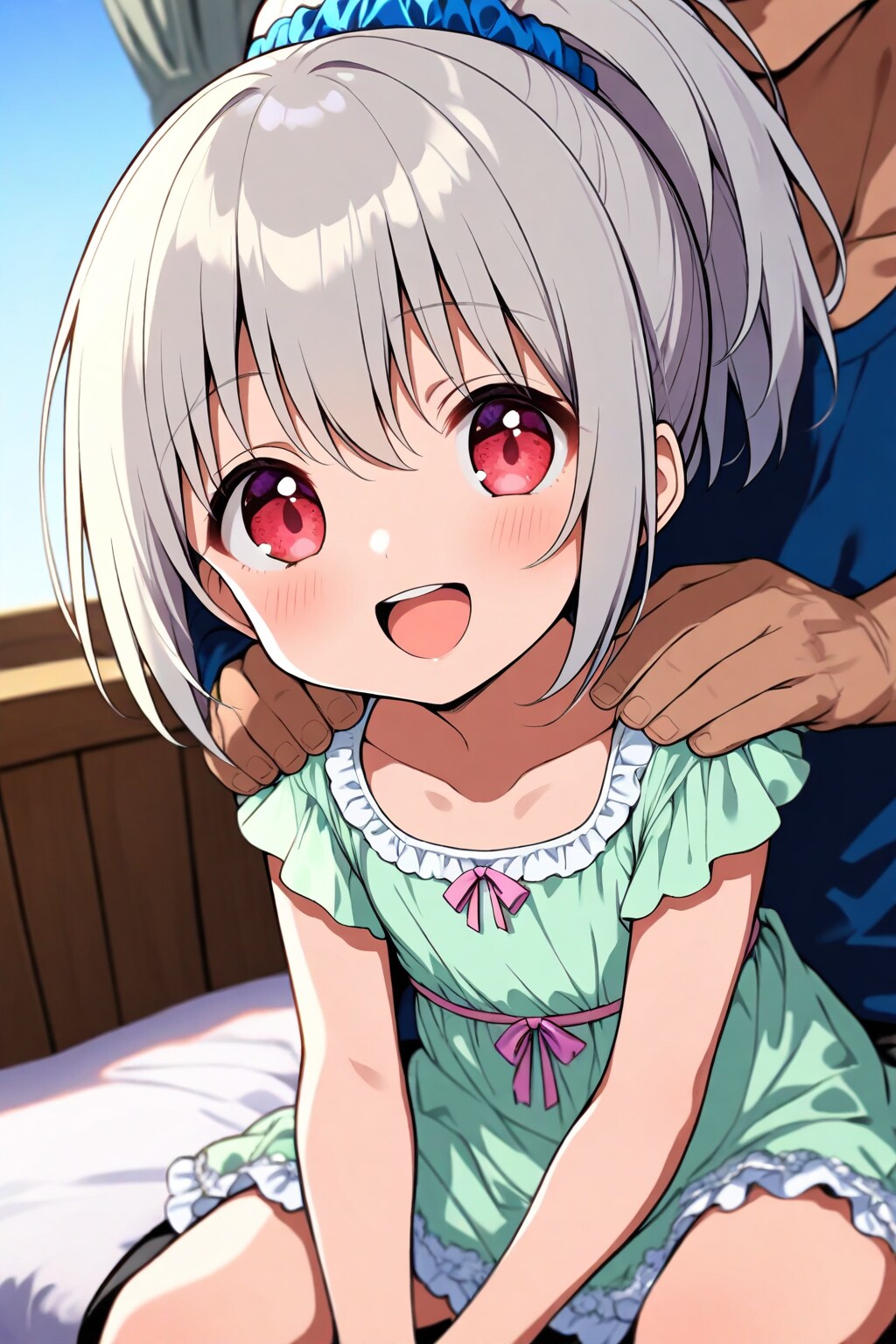 肩のマッサージです