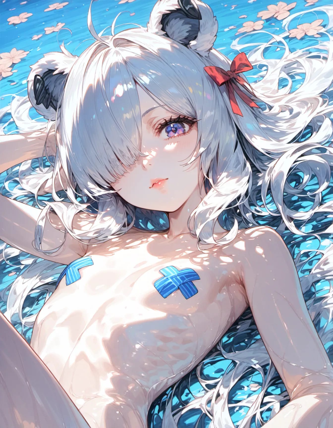 Petals Upon Blue Silence
