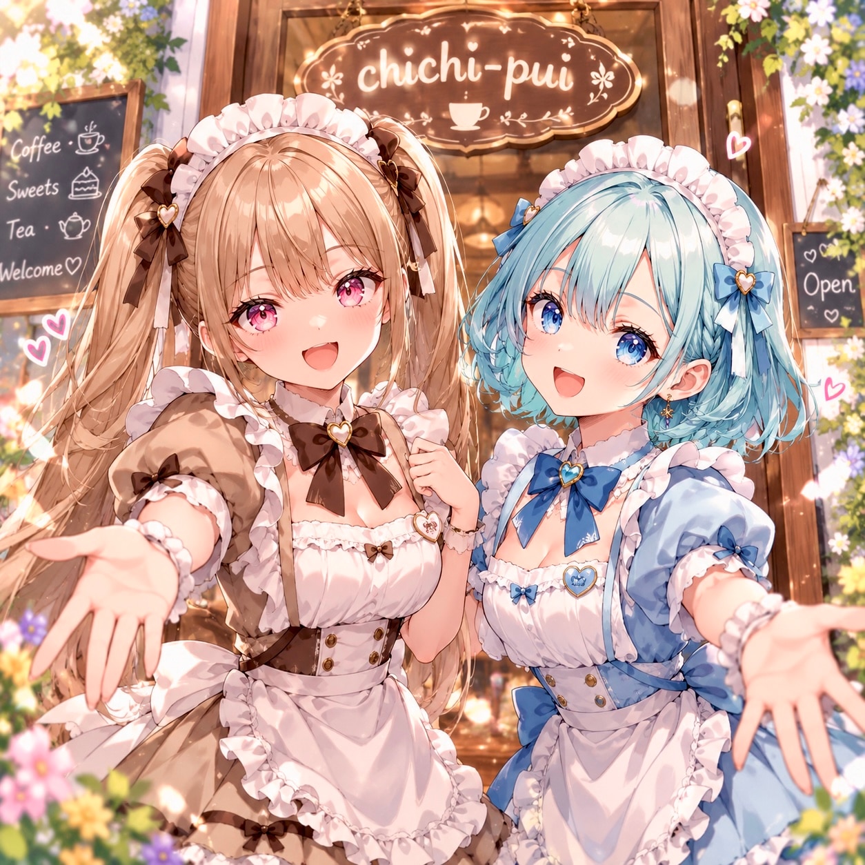 chichi-puiカフェにようこそ！ | の人気AIイラスト・グラビア