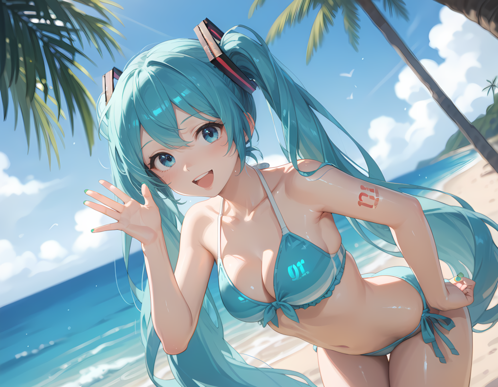 夏といえば水着ミクさん