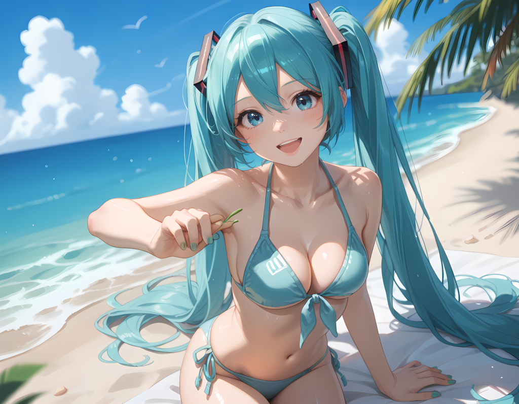 夏といえば水着ミクさん