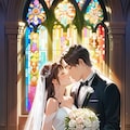 幸せな結婚式 2枚目