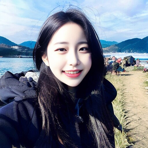 シンプルでかわいい韓国の美少女