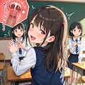 [12枚] 「今うちの学校では男子に中出しされるのが大流行です！なぜかわかりませんが孕むととてもハッピーなんです！今日は孕むかなぁ？イクぅうううう♥」（導かれた魂２９０） 5枚目