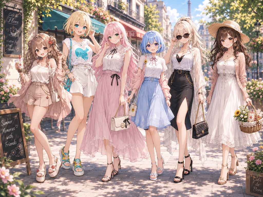 ６人６色♪ 私たちらしい夏がそろいました！
