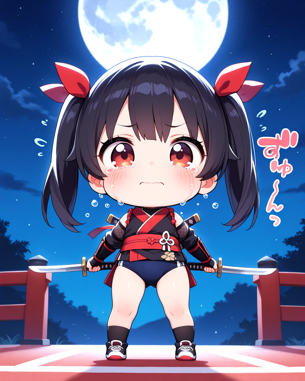 夜が怖い忍ルマのちーちゃん