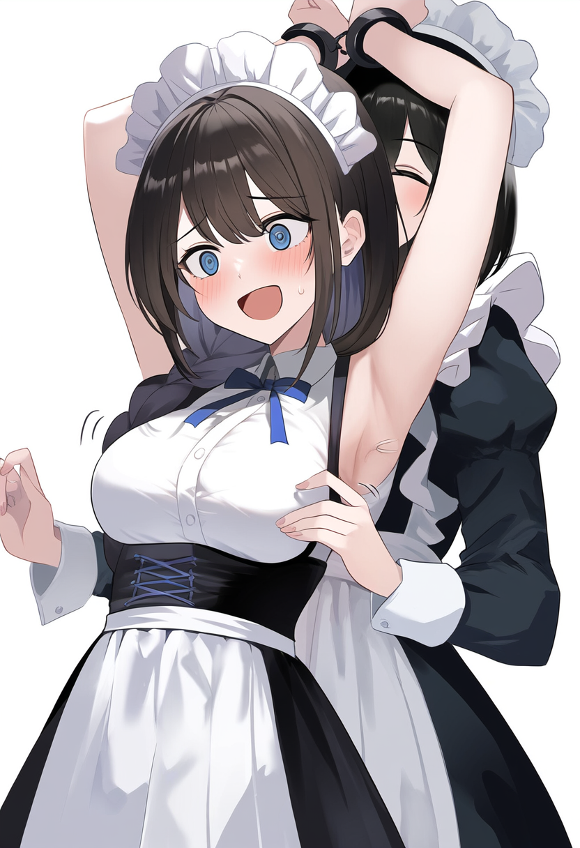 「くすぐりでお仕置きなんて冗談ですよね？冗談ですよね？！」「冗談じゃないですよ～♪失敗しちゃったこはこちょこちょでお仕置きするのがうちのルールなんです♪」