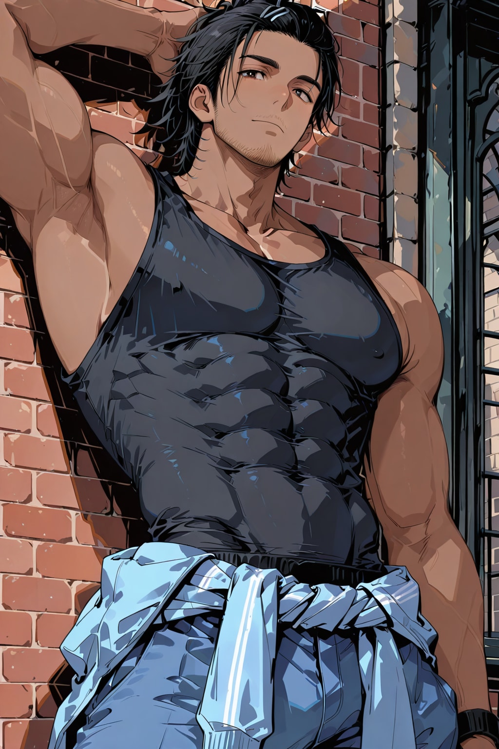 tank top muscle male