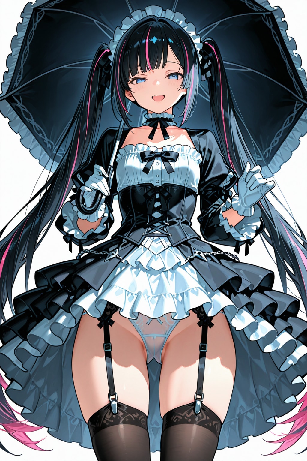 ゴスロリメイドのパンチラがご所望ですか