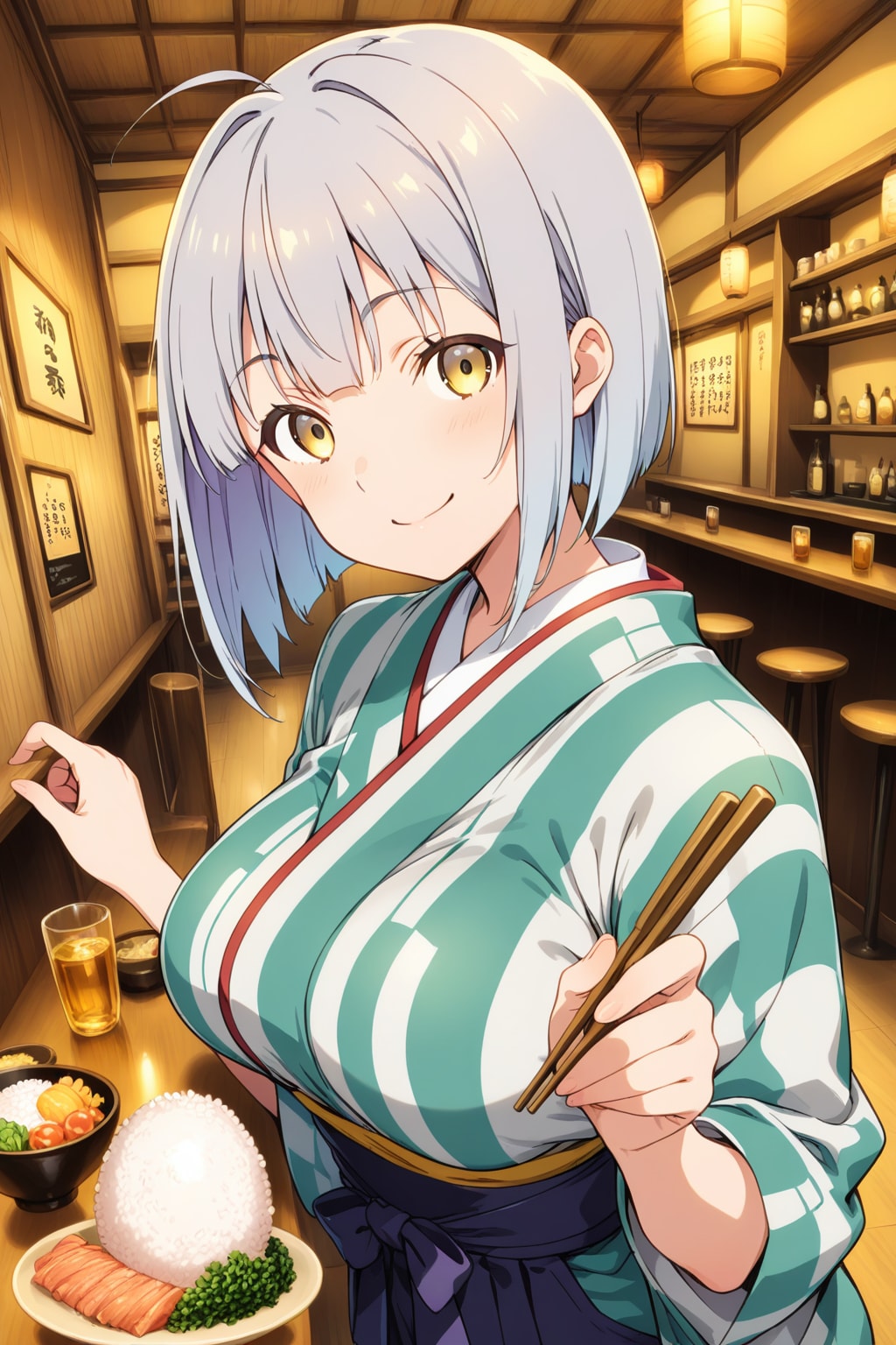 お米大好き看板娘ちゃん | の人気AIイラスト・グラビア