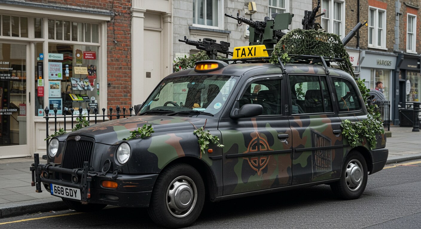 ロンドンタクシー軍用車
