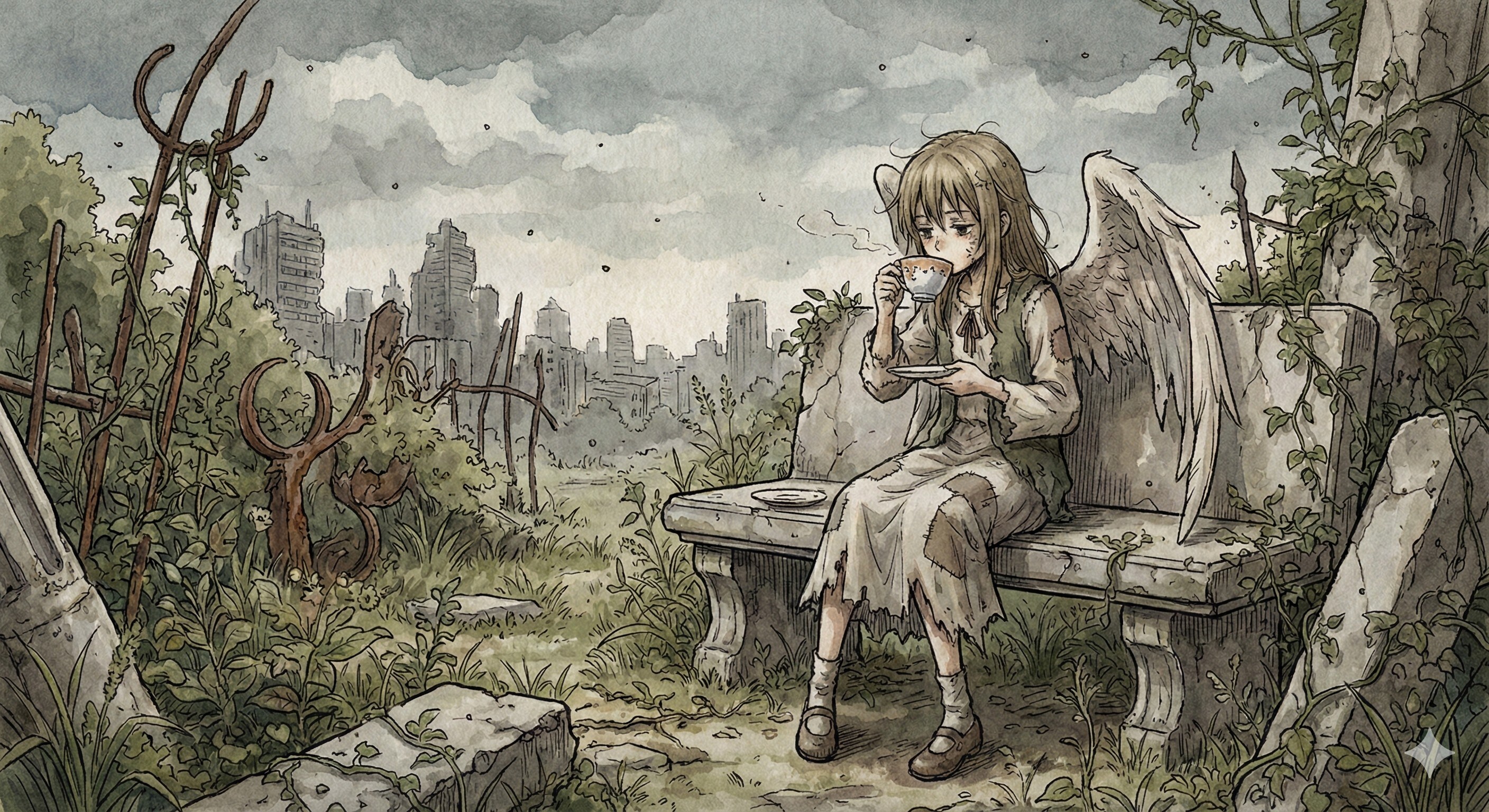 退廃天使13 | の人気AIイラスト・グラビア