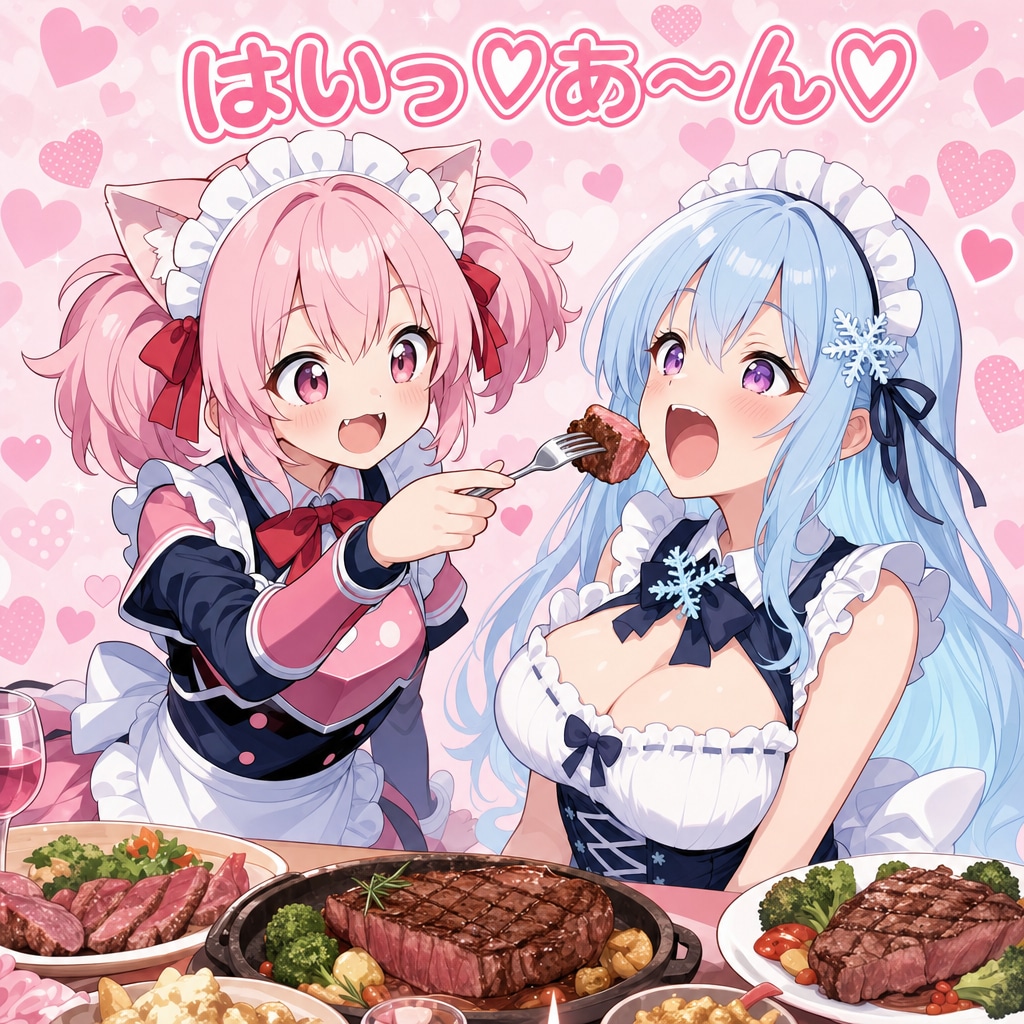 スーパーメイドちゃん。はいっ！！あーん♡ | の人気AIイラスト・グラビア