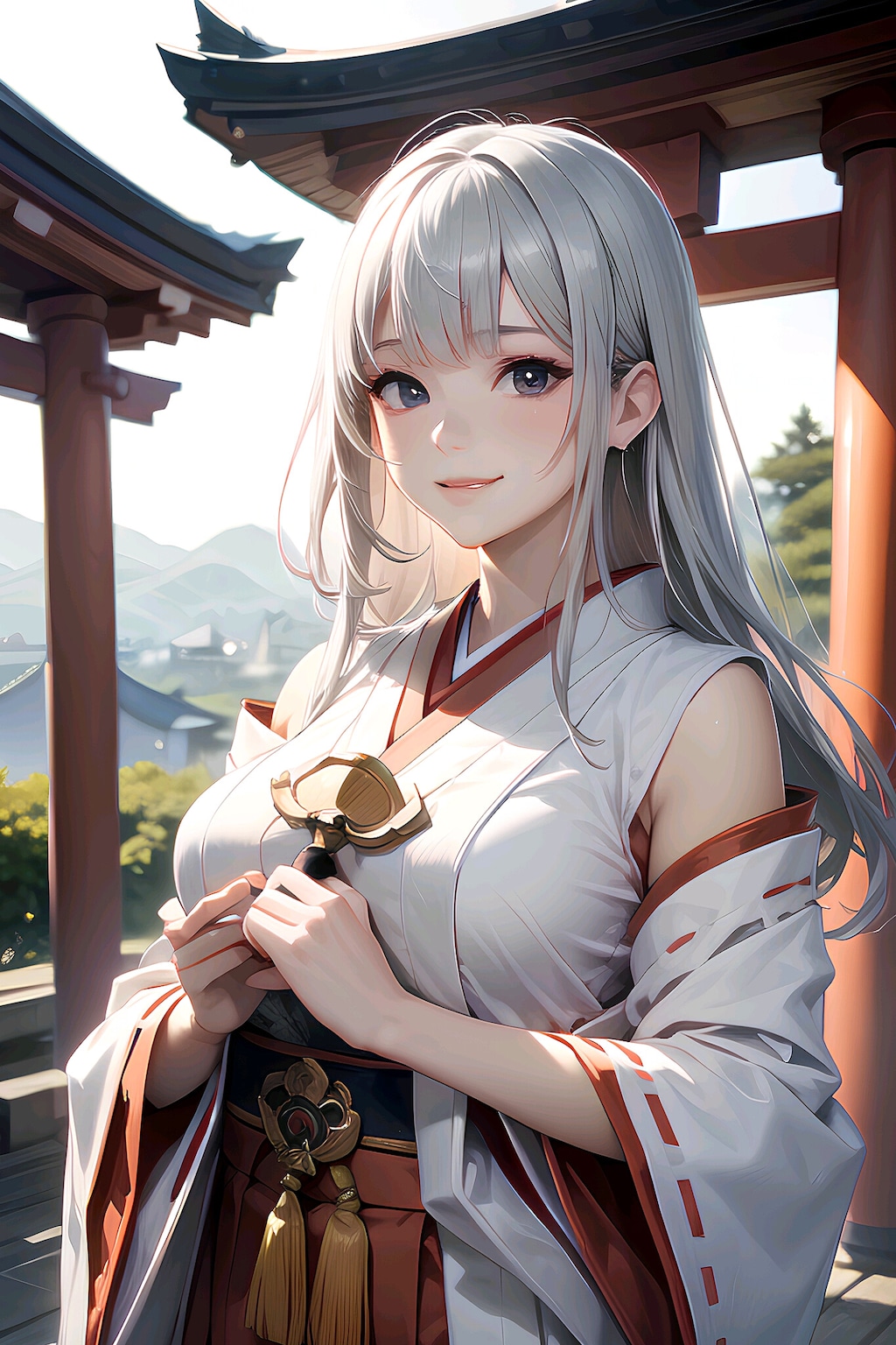 綺麗な巫女さん