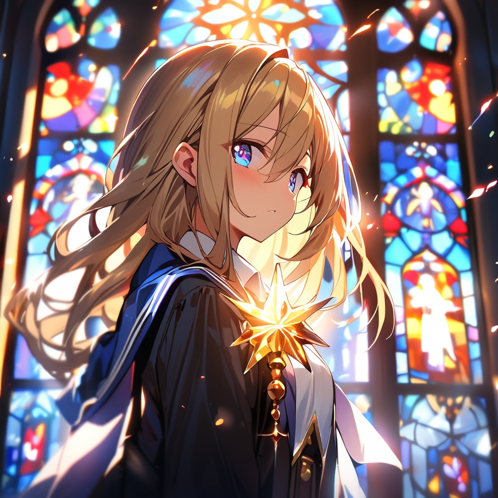 ステンドグラスと魔法少女