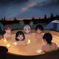 お外でお風呂 2枚目