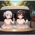 お外でお風呂 4枚目