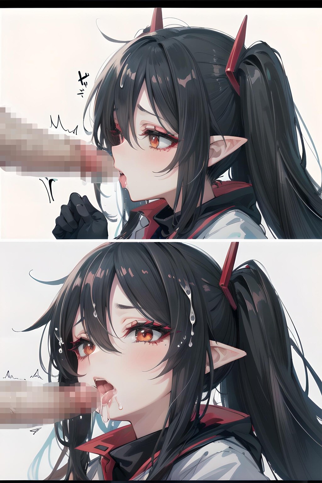 赤いアイシャドウが好きなんだ