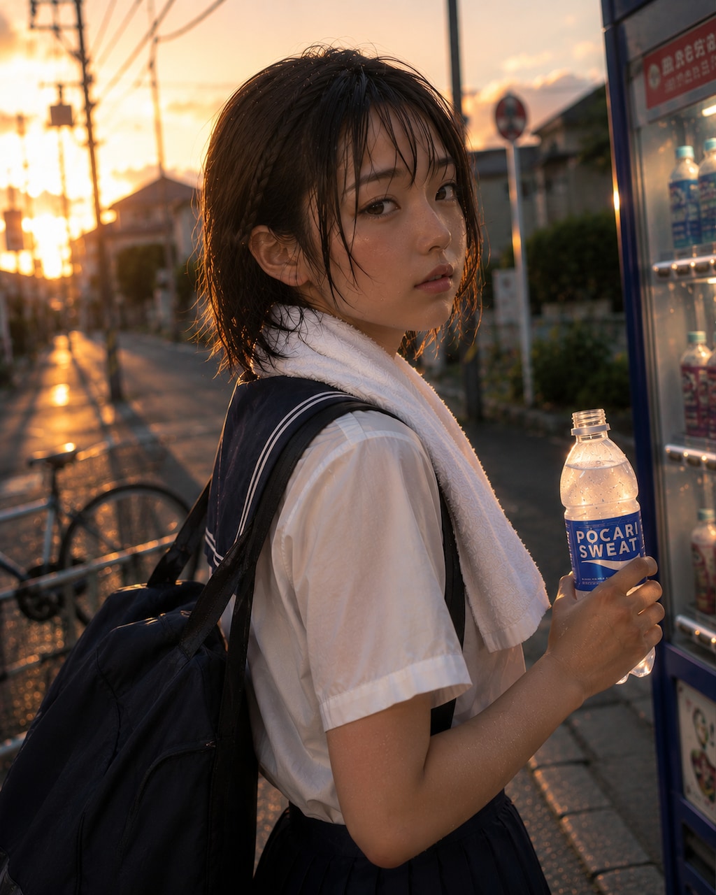 今日も暑かったね（実写寄りver.）