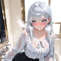 着衣入浴　白雪レイナ 2枚目