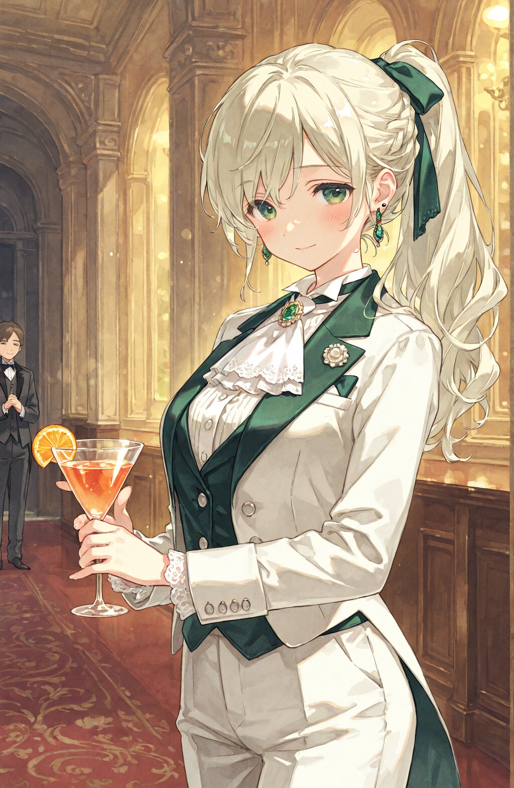 カクテルで乾杯