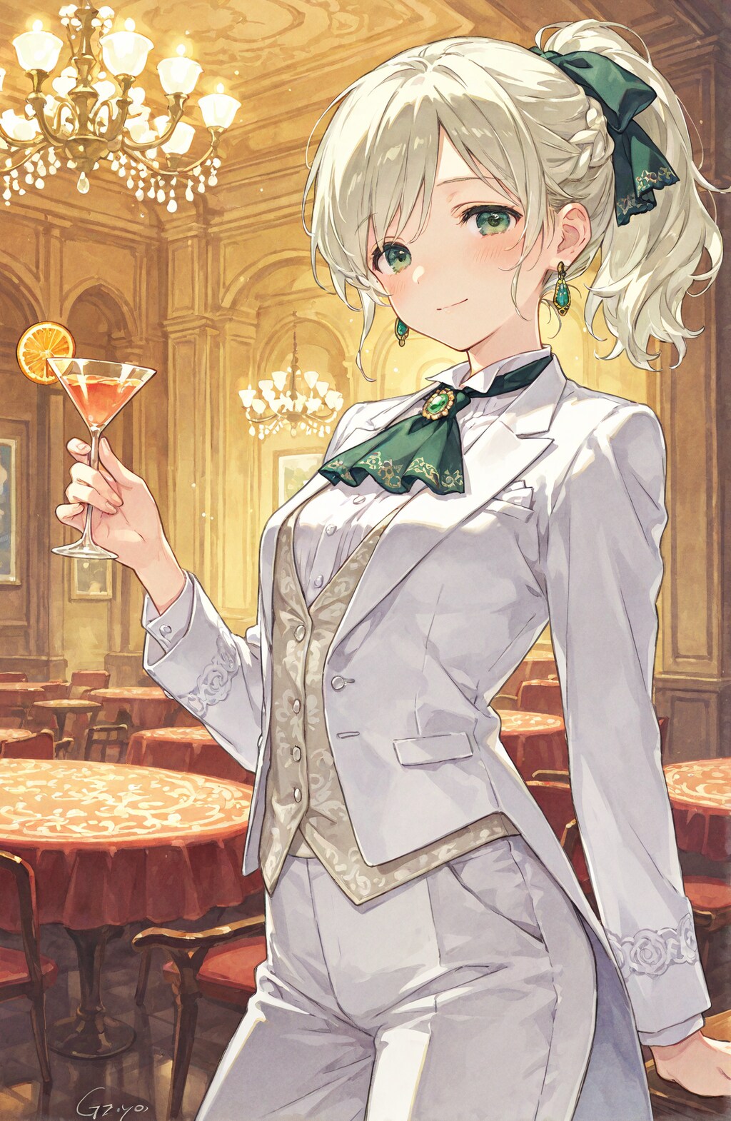 カクテルで乾杯