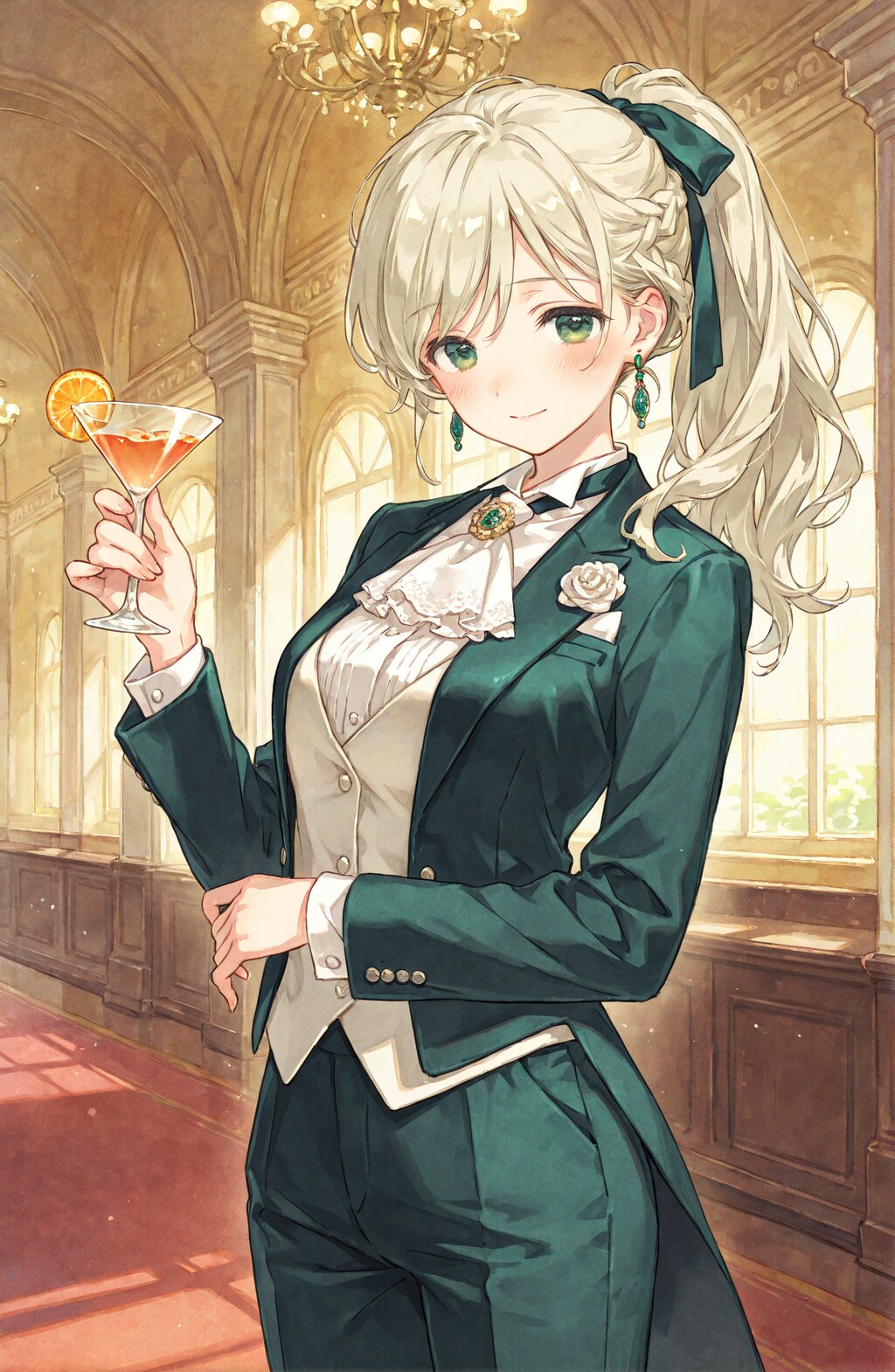 カクテルで乾杯