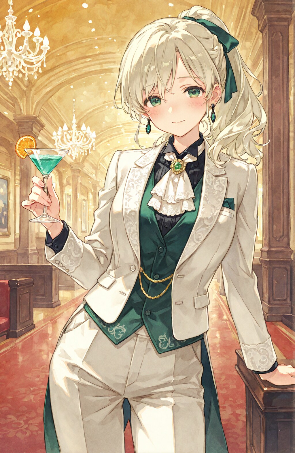 カクテルで乾杯