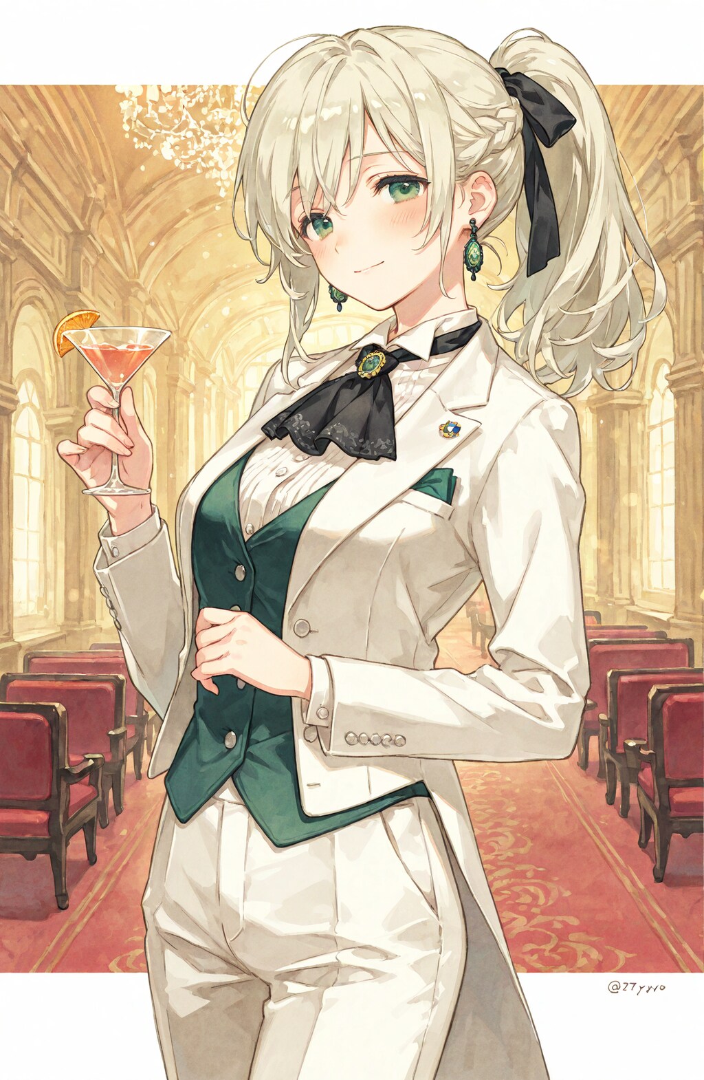 カクテルで乾杯