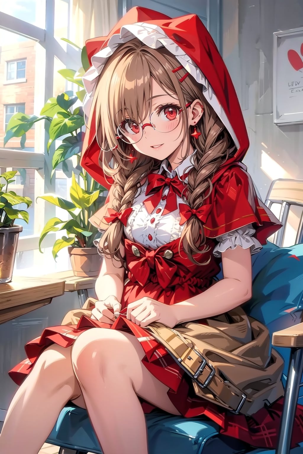 眼鏡三つ編み好きのあるごす作・赤ずきん