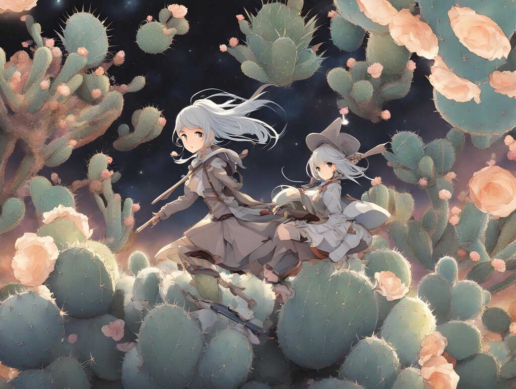 💓サボテンの花と世界を救う旅