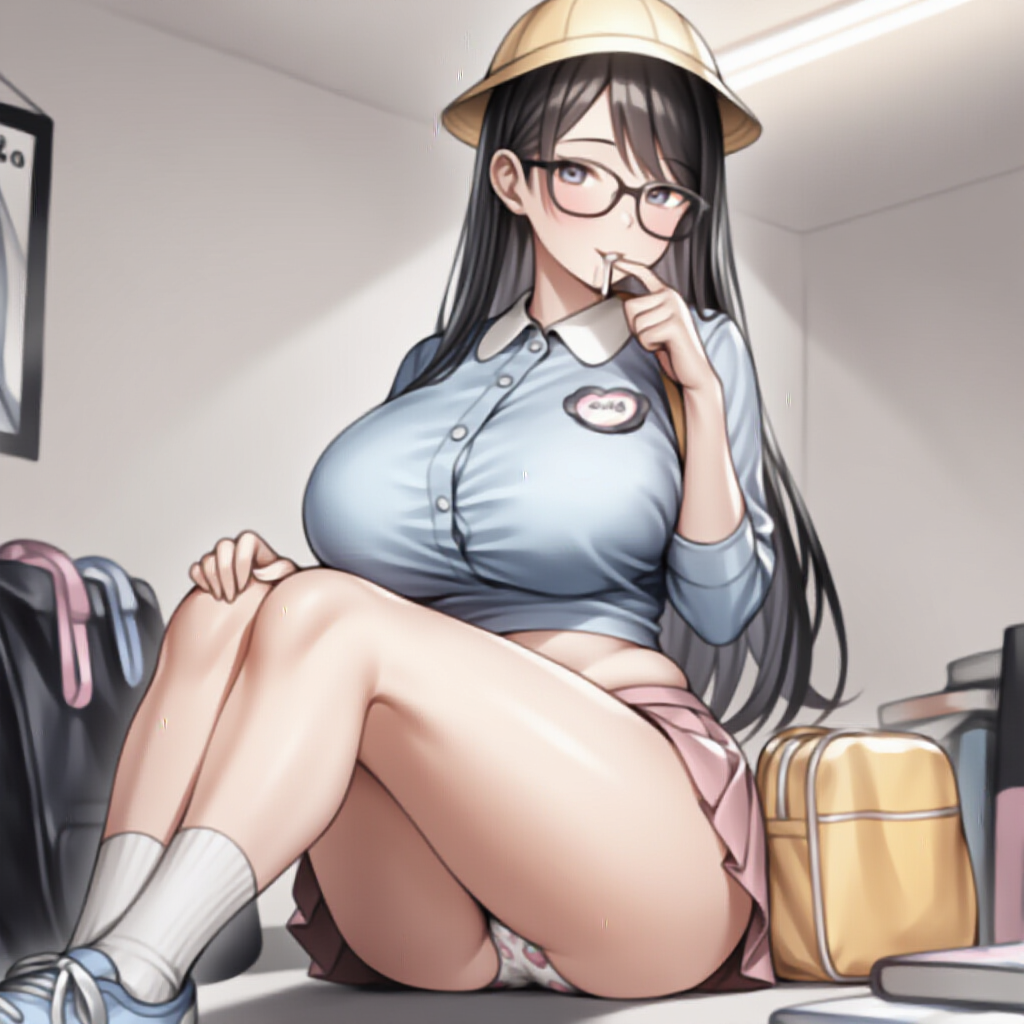 眼鏡美女幼稚園児コスプレ２