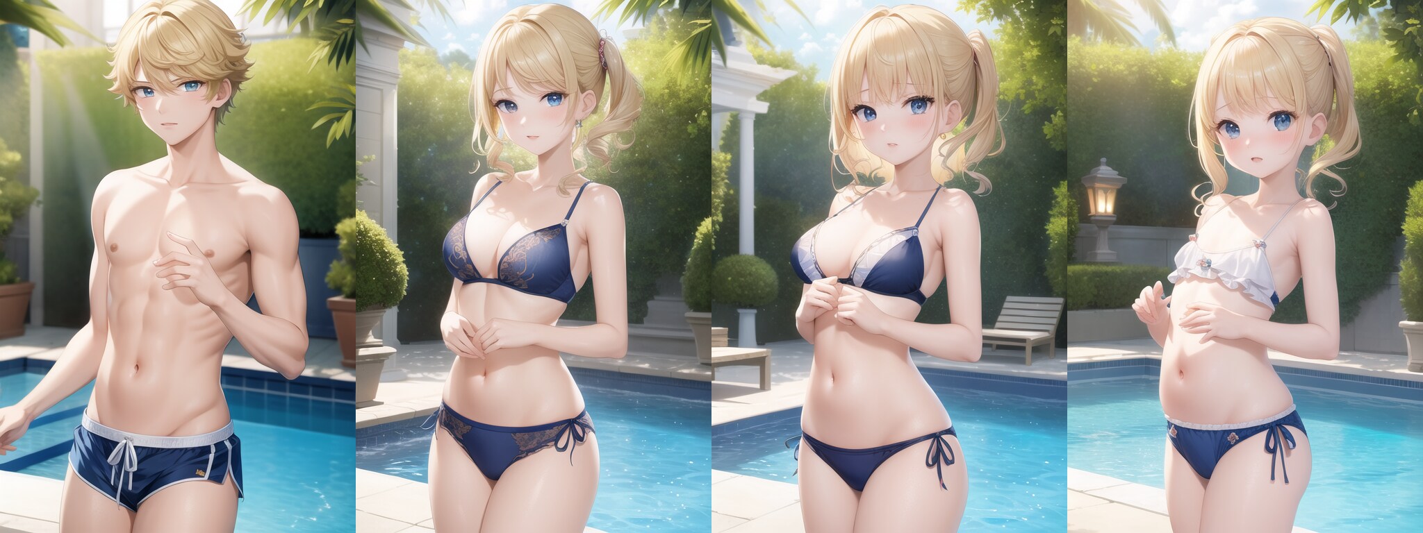水着幼女化