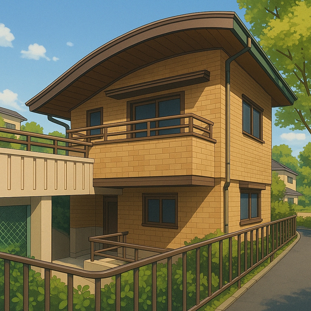 二階建てアパート