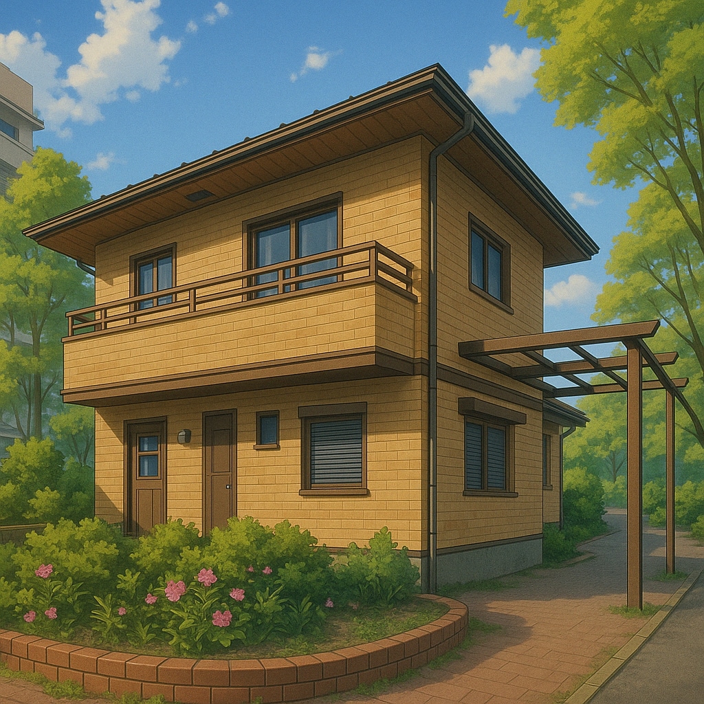 二階建てアパート