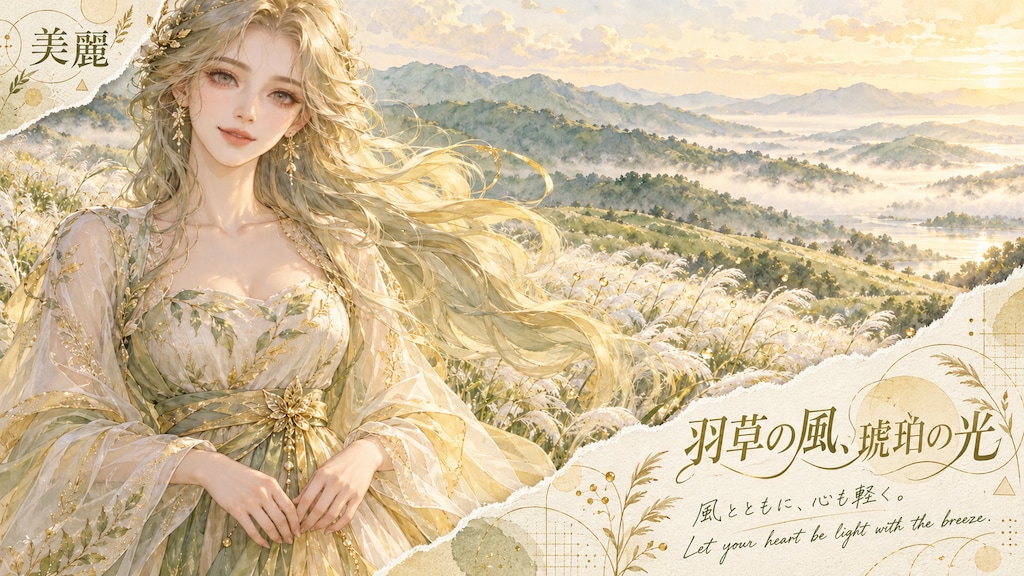 Whispers of Golden Grass  Set against a breathtaking golden meadow of swaying pampas grass bathed in