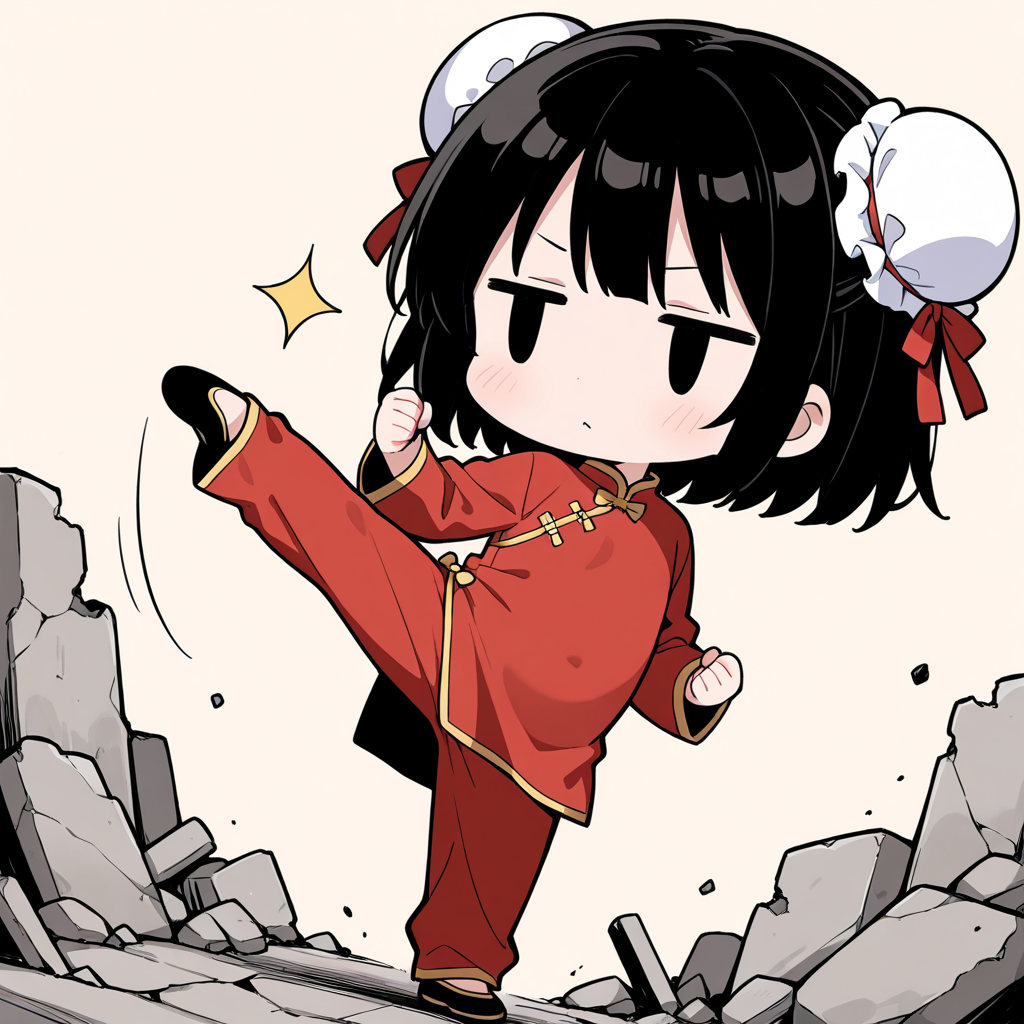 着ぐるみ着せ替え（チャイナ服）