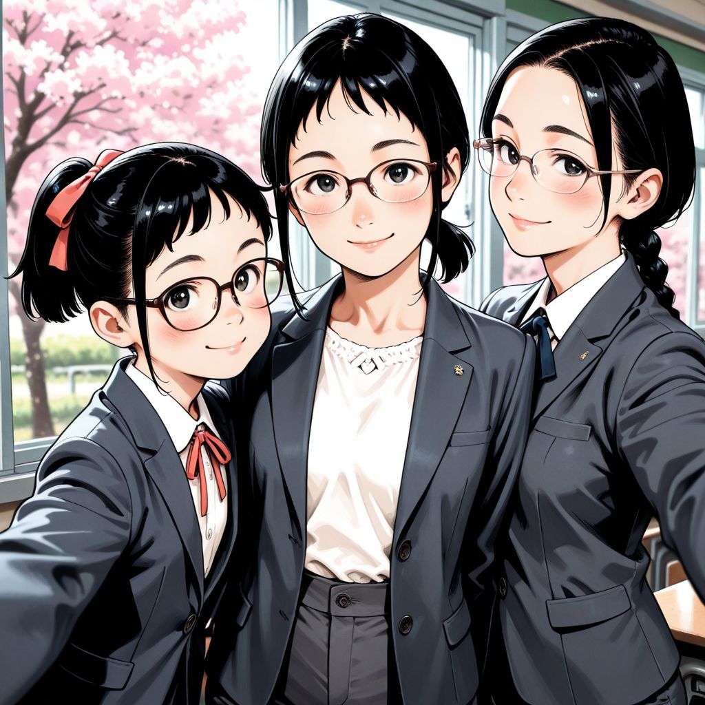 新学期、先生と
