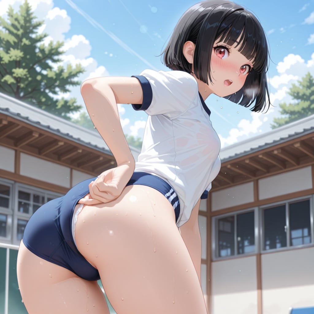 HONEYでブルマ娘 ~ 黒髪ボブのブルマ娘１５３ ~