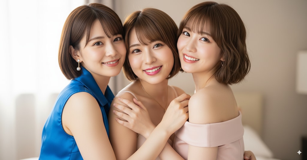 エッチな3人