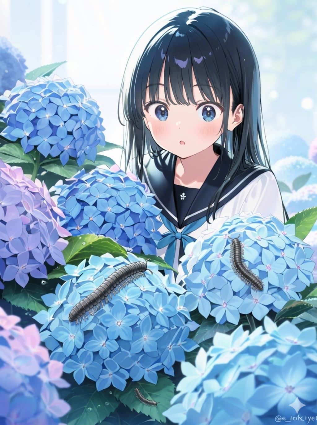 我が家の紫陽花