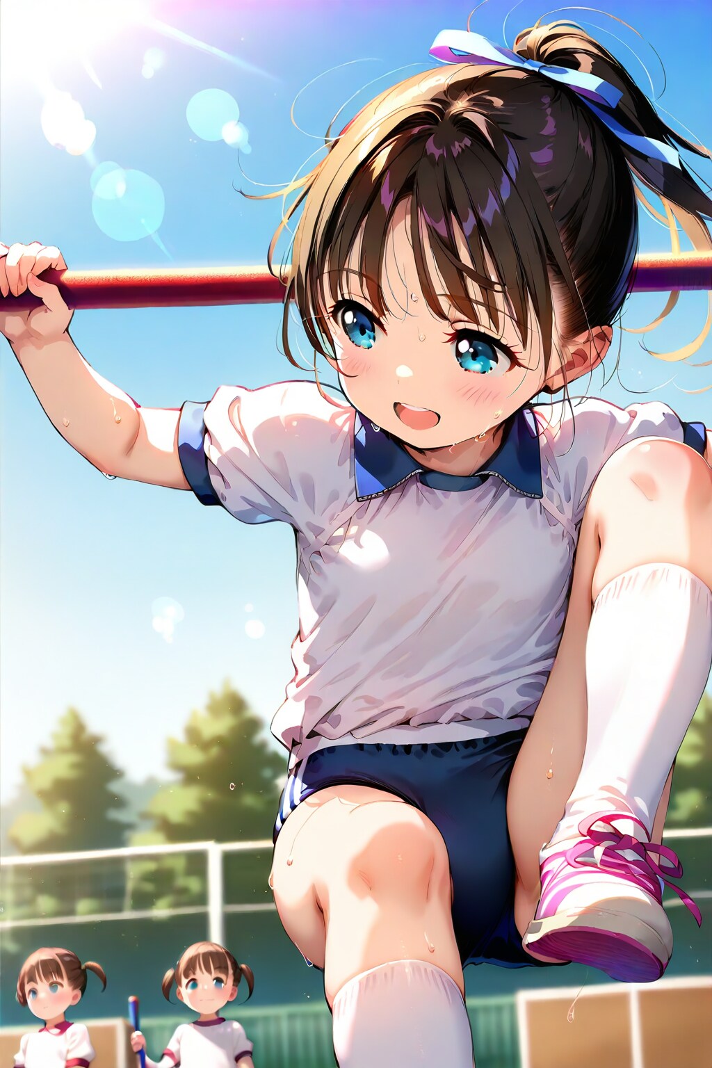 逆上がりは練習あるのみ