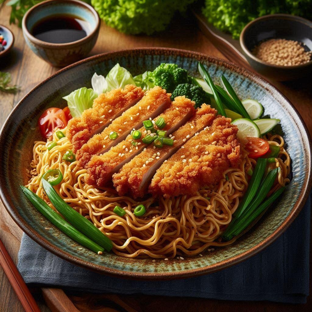 豚カツ焼きそば