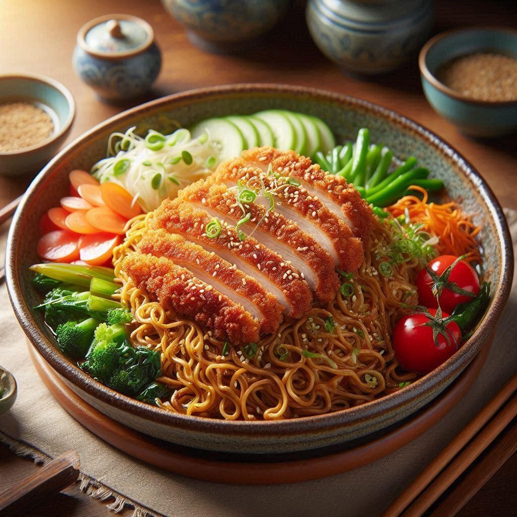 豚カツ焼きそば