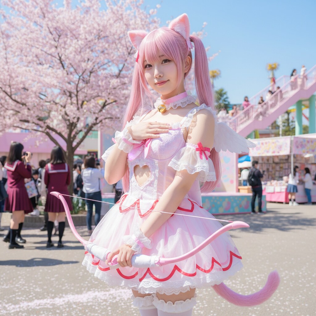 ももツイにゃん。魔法少女