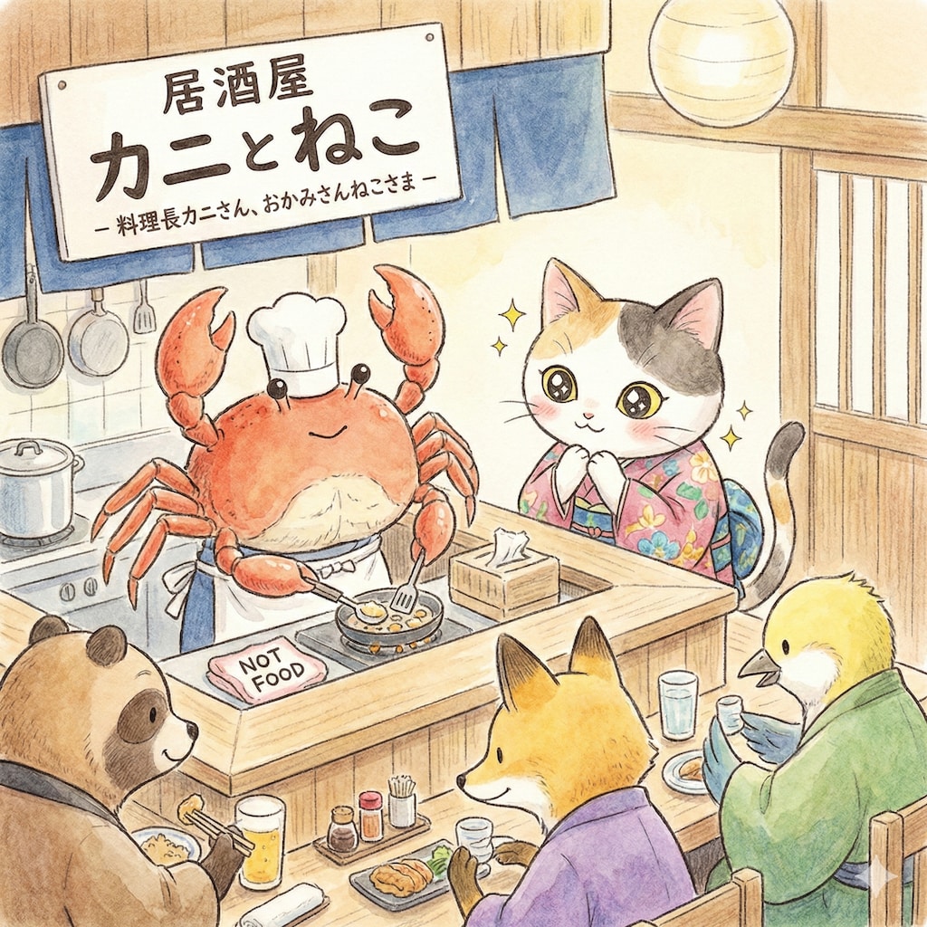 居酒屋「カニとねこ」🏮