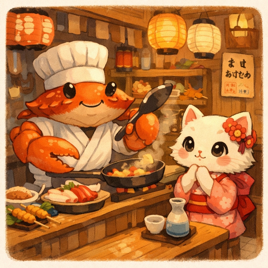 居酒屋「カニとねこ」🏮